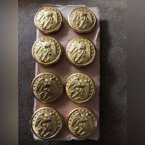 USMC Marine Corps Jacket Lot Of 8 Buttons